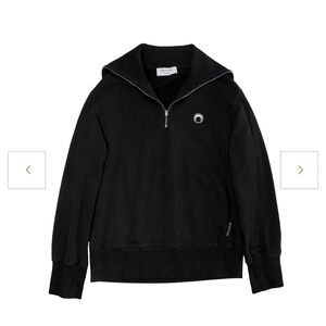 Marine Serre Black Sweatshirt with Tarot Card Design XL